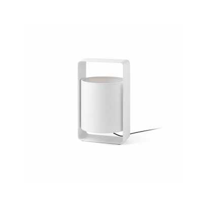 Lampe de table en acier E27 blanc mat CHIVES