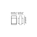 Lampe de table en acier E27 blanc mat CHIVES
