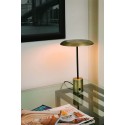 Lampe de table en acier LED intégré doré mat OLHAIN