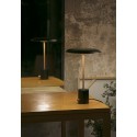 Lampe de table en acier LED intégré noir TARNON