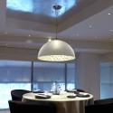Lampe plafond en fibre de verre E27 blanc mat LAMBREY