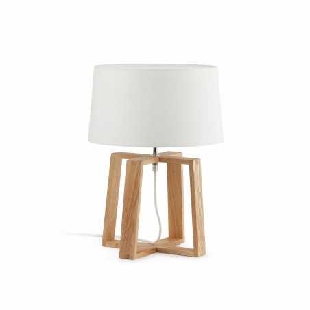 Lampe de table en bois E27 bois AMIRAL