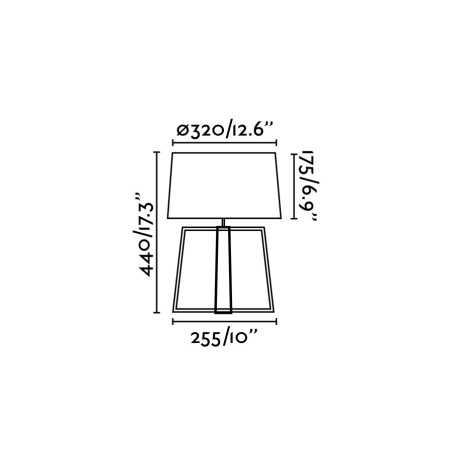 Lampe de table en bois E27 bois AMIRAL