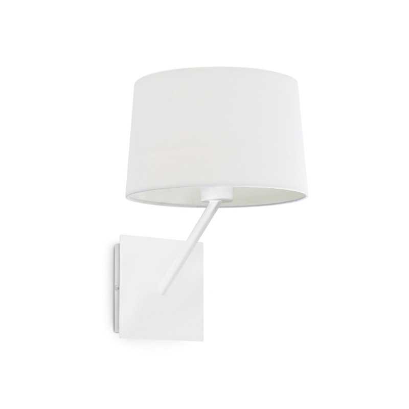 Lampe murale en acier E27 blanc mat FRESNES