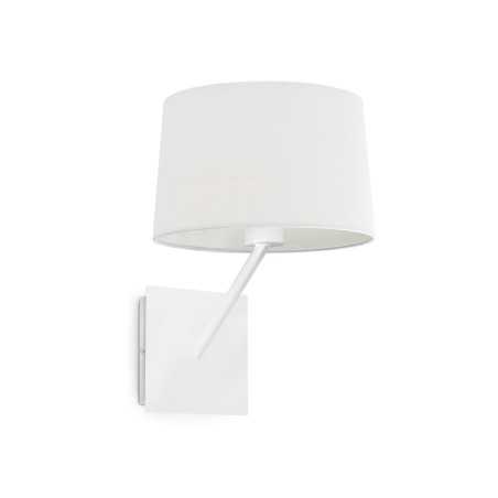 Lampe murale en acier E27 blanc mat FRESNES