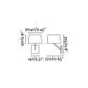 Lampe murale en acier E27 blanc mat FRESNES