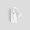 Lampe murale en aluminium LED intégré blanc mat LE SART