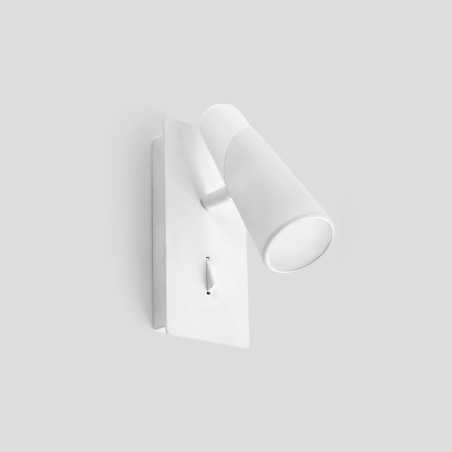 Lampe murale en aluminium LED intégré blanc mat LE SART