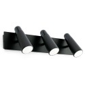 Lampe murale en aluminium LED intégré noir mat LALLEY