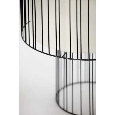 Lampe de table en acier E27 noir mat VILLENY
