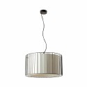 Lampe de plafond en acier E27 noir mat GEMAGES