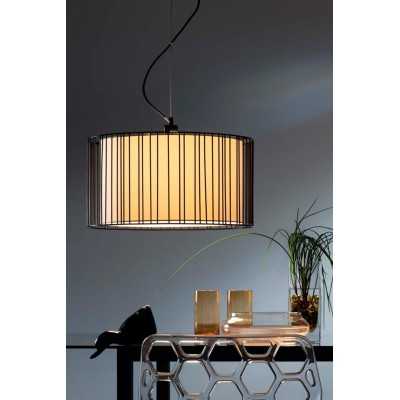 Lampe de plafond en acier E27 noir mat GEMAGES