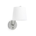 Lampe murale en acier E27 acier mat PLIEUX