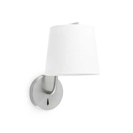 Lampe murale en acier E27 acier mat PLIEUX