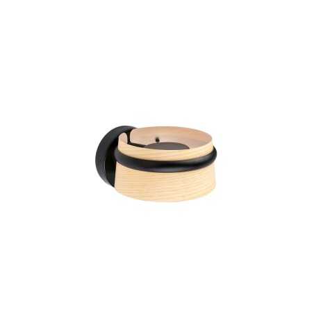 Lampe murale en acier LED intégré noir mat MAROLS