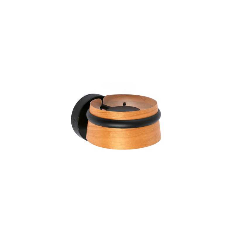 Lampe murale en acier LED intégré noir mat JUVIGNY