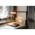 Lampe de table en acier LED intégré noir mat LAGERAT
