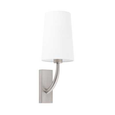 Lampe murale en acier E27 acier mat PEYRIE