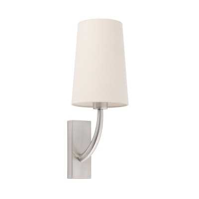 Lampe murale en acier E27 acier mat GARONS