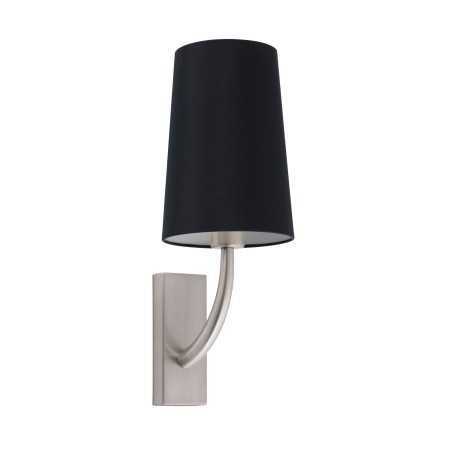 Lampe murale en acier E27 acier mat FOGATA