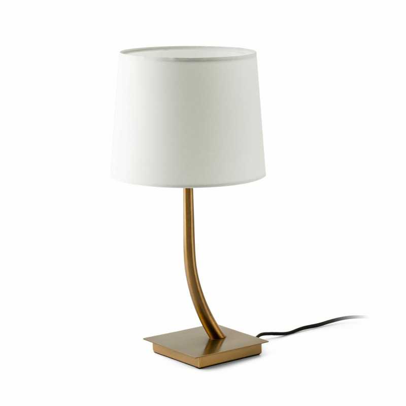 Lampe de table en acier E27 oro antiguo BARRAN