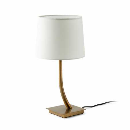Lampe de table en acier E27 oro antiguo BARRAN