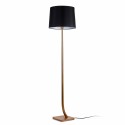 Lampe de sol en acier E27 oro antiguo FAUBEC