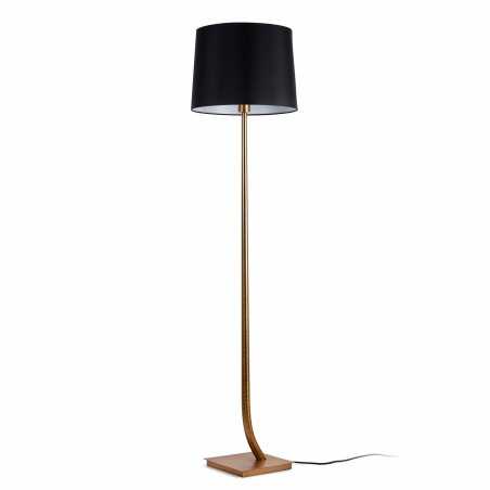 Lampe de sol en acier E27 oro antiguo FAUBEC