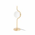 Lampe de table en acier LED intégré doré brillant SAILLY