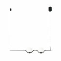 Lampe plafond en acier LED intégré noir mat BIARNE