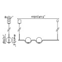 Lampe plafond en acier LED intégré noir mat BIARNE