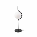 Lampe de table en acier LED intégré noir mat ETAULE