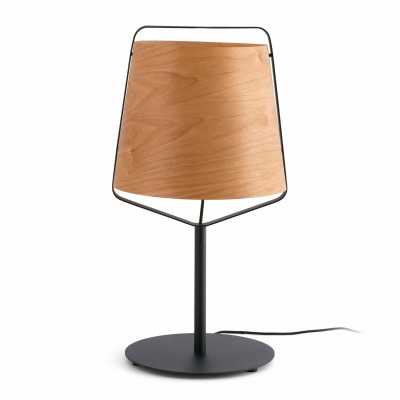 Lampe de table en acier E27 noir mat DALUIS