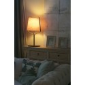 Lampe de table en acier E27 noir mat DALUIS