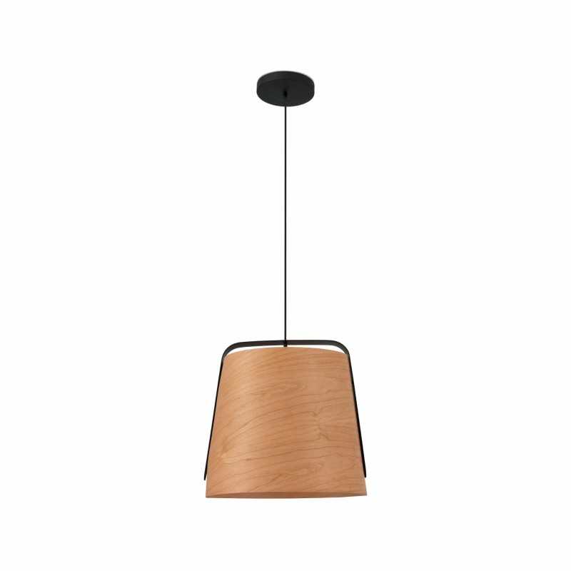 Lampe de plafond en acier E27 noir mat FUVEAU