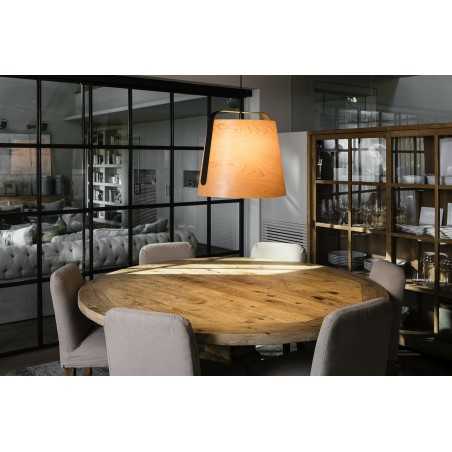 Lampe de plafond en acier E27 noir mat FUVEAU
