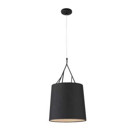 Lampe de plafond en acier E27 noir mat FOISSAC