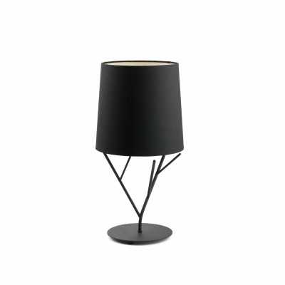 Lampe de table en acier E27 noir mat PEYRUN
