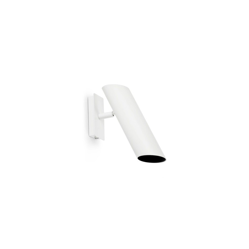 Lampe murale en acier GU10 blanc mat LAURIE