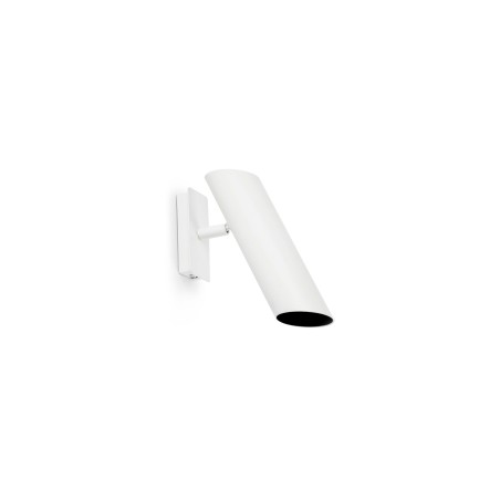 Lampe murale en acier GU10 blanc mat LAURIE