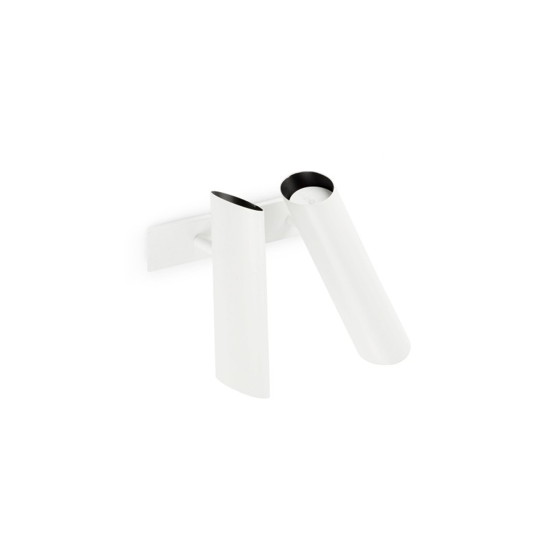 Lampe murale en acier GU10 blanc mat réf. 29875