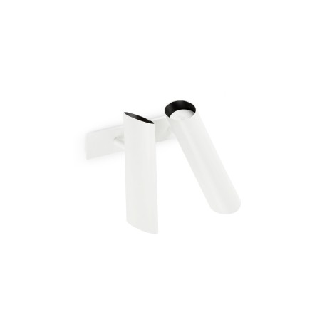 Lampe murale en acier GU10 blanc mat réf. 29875