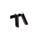 Lampe murale en acier GU10 noir mat réf. 29876