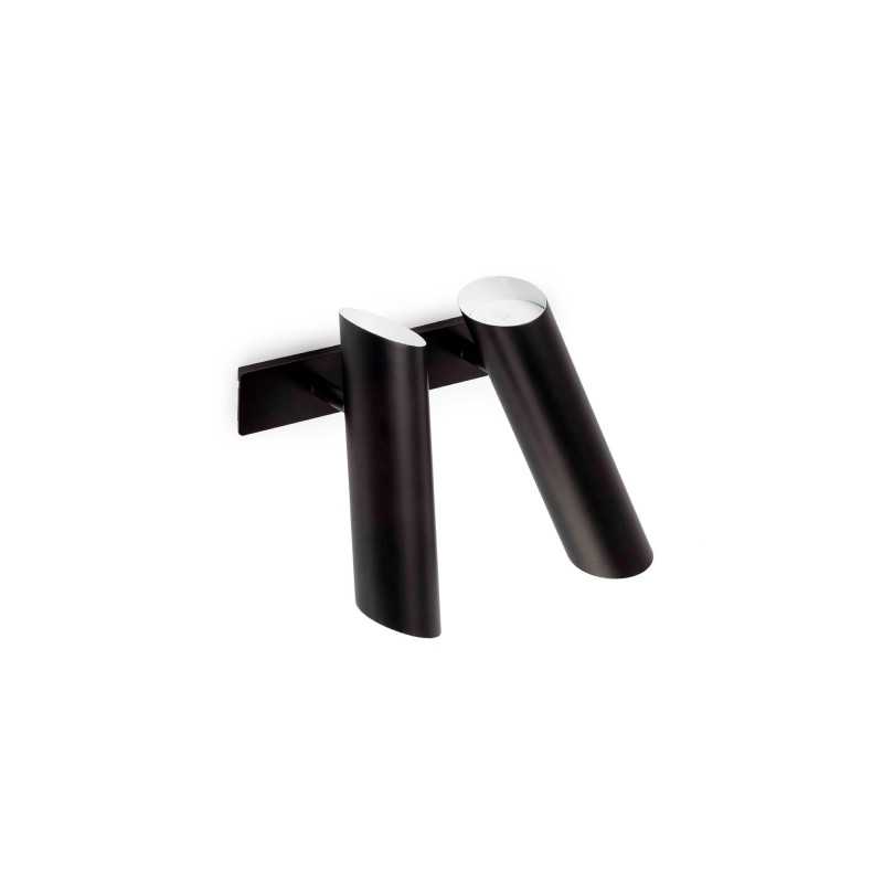 Lampe murale en acier GU10 noir mat réf. 29876