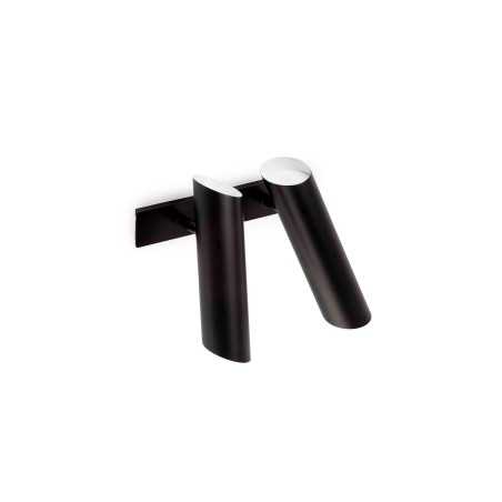 Lampe murale en acier GU10 noir mat réf. 29876