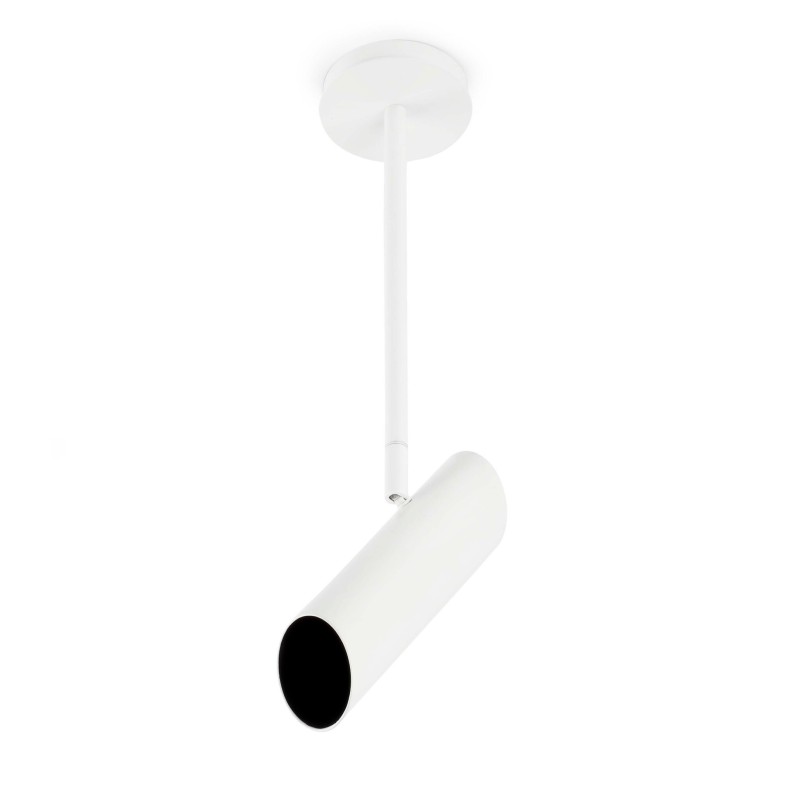 Lampe plafond en acier GU10 blanc mat ORLEAT