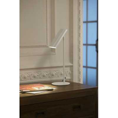 Lampe de table en acier GU10 blanc mat LE MUY