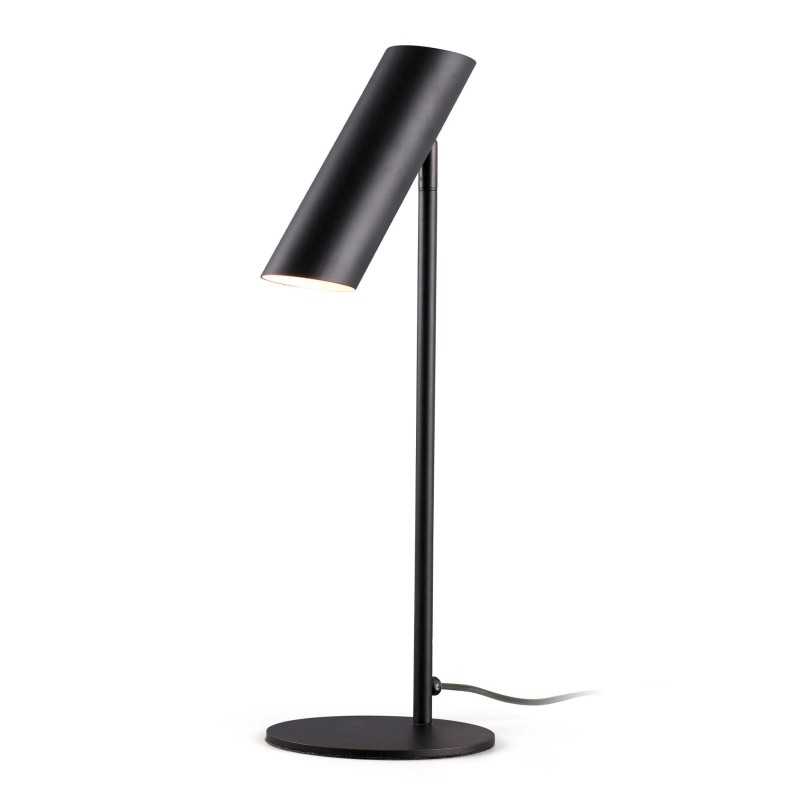 Lampe de table en acier GU10 noir mat BLAISY
