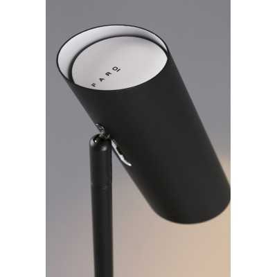 Lampe de table en acier GU10 noir mat BLAISY
