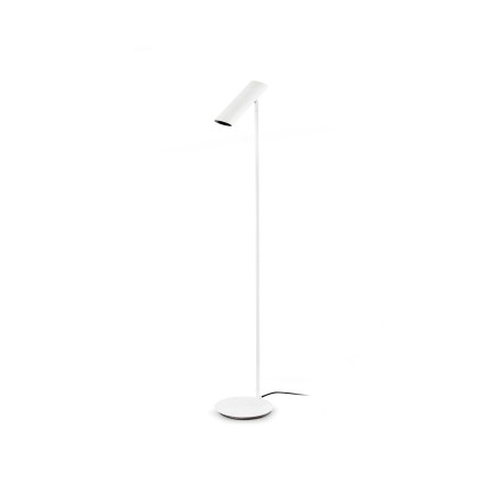 Lampe de sol en acier GU10 blanc mat CAUROY